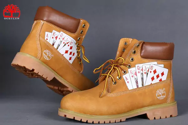 timberland chaussures marque exterieure cartes jouer